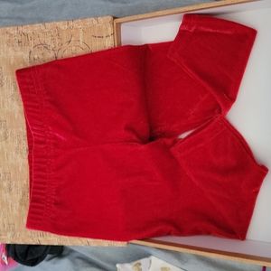 🌻 4 for$15🌻 Red velvet Christmas Valentine's pants 18m